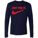 T-Shirts Midnight Navy / Small Just Poe It Men's Premium Long Sleeve