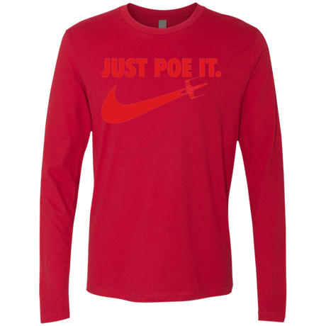 T-Shirts Red / Small Just Poe It Men's Premium Long Sleeve