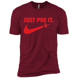 T-Shirts Cardinal / X-Small Just Poe It Men's Premium T-Shirt