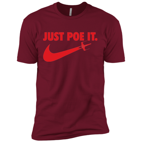 T-Shirts Cardinal / X-Small Just Poe It Men's Premium T-Shirt