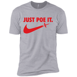 T-Shirts Heather Grey / X-Small Just Poe It Men's Premium T-Shirt