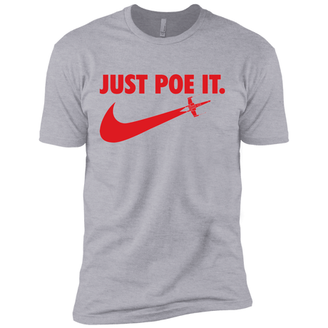 T-Shirts Heather Grey / X-Small Just Poe It Men's Premium T-Shirt