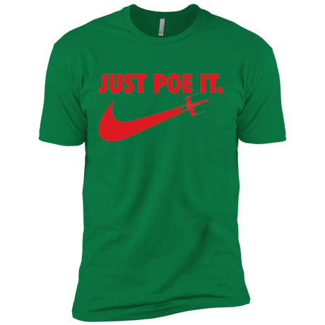 T-Shirts Kelly Green / X-Small Just Poe It Men's Premium T-Shirt