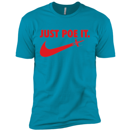 T-Shirts Turquoise / X-Small Just Poe It Men's Premium T-Shirt