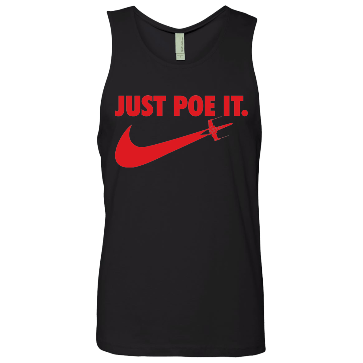 T-Shirts Black / Small Just Poe It Men's Premium Tank Top