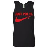 T-Shirts Black / Small Just Poe It Men's Premium Tank Top