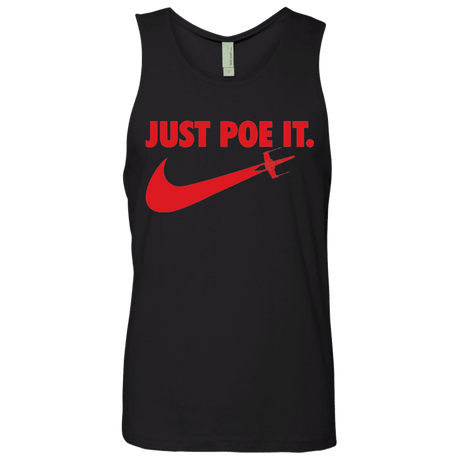 T-Shirts Black / Small Just Poe It Men's Premium Tank Top
