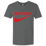 T-Shirts Heavy Metal / X-Small Just Poe It Men's Premium V-Neck