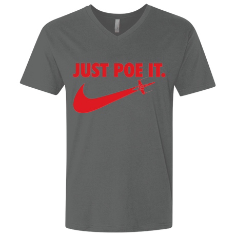 T-Shirts Heavy Metal / X-Small Just Poe It Men's Premium V-Neck