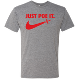 T-Shirts Premium Heather / Small Just Poe It Men's Triblend T-Shirt