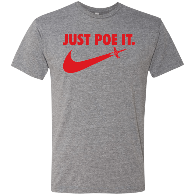 T-Shirts Premium Heather / Small Just Poe It Men's Triblend T-Shirt