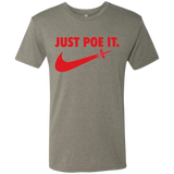 T-Shirts Venetian Grey / Small Just Poe It Men's Triblend T-Shirt