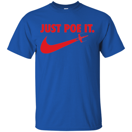 T-Shirts Royal / Small Just Poe It T-Shirt