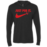 T-Shirts Vintage Black / X-Small Just Poe It Triblend Long Sleeve Hoodie Tee