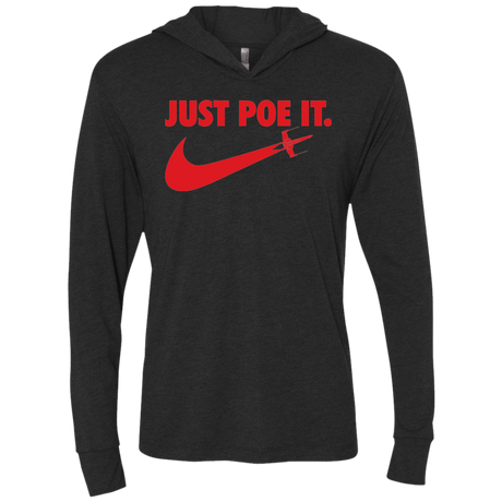 T-Shirts Vintage Black / X-Small Just Poe It Triblend Long Sleeve Hoodie Tee