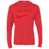 Just Poe It Triblend Long Sleeve Hoodie Tee
