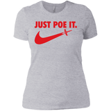 T-Shirts Heather Grey / X-Small Just Poe It Women's Premium T-Shirt
