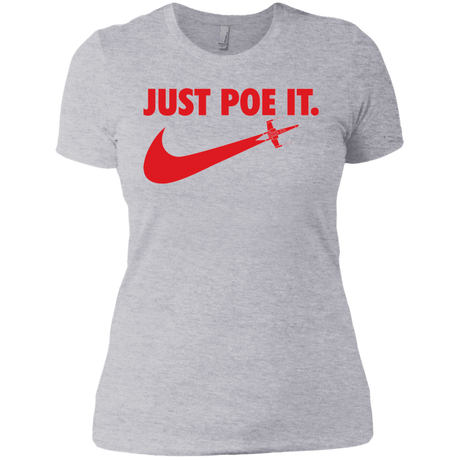 T-Shirts Heather Grey / X-Small Just Poe It Women's Premium T-Shirt