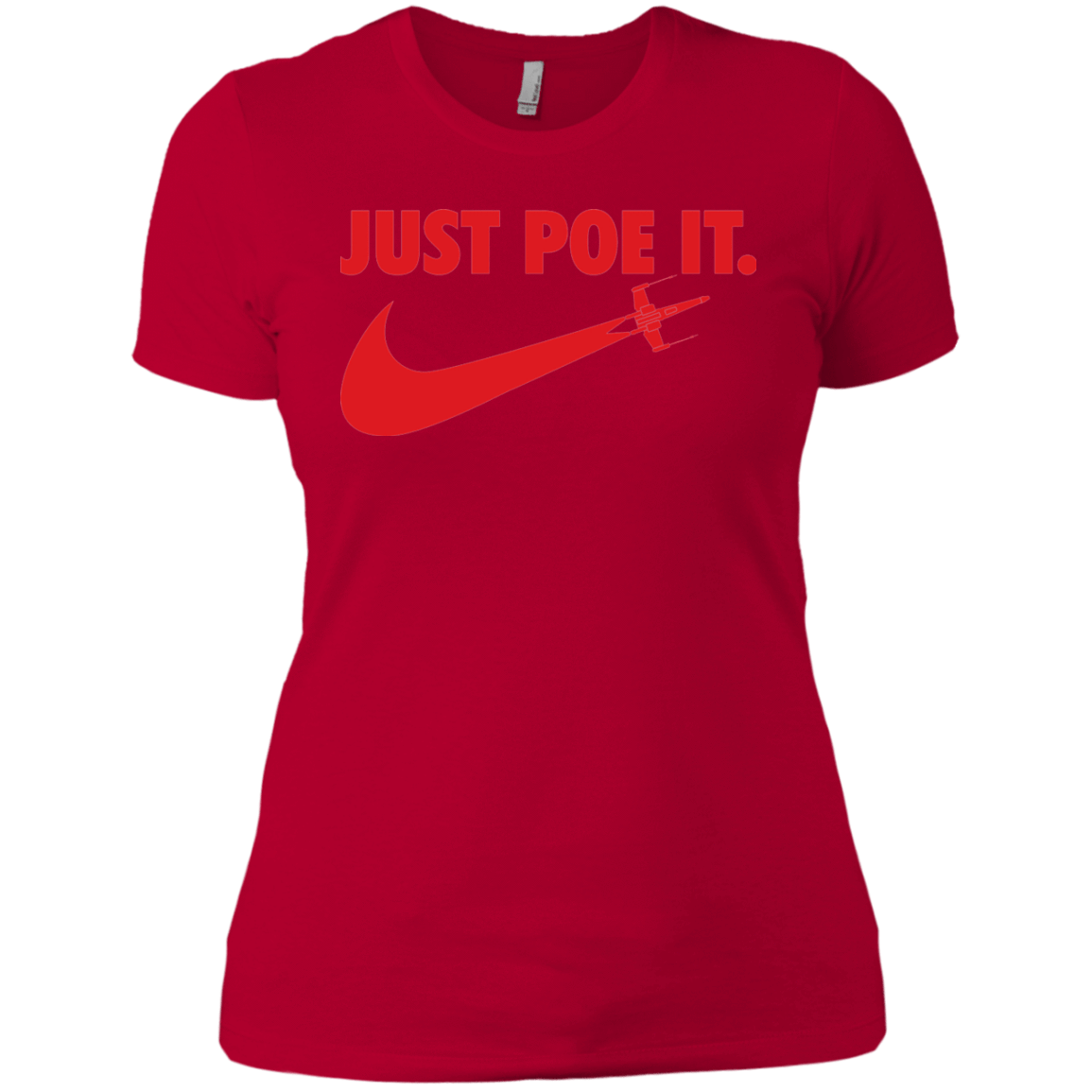 T-Shirts Red / X-Small Just Poe It Women's Premium T-Shirt