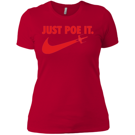 T-Shirts Red / X-Small Just Poe It Women's Premium T-Shirt