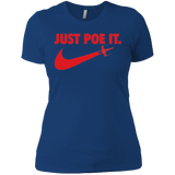T-Shirts Royal / X-Small Just Poe It Women's Premium T-Shirt