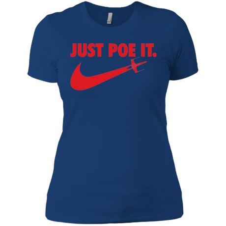 T-Shirts Royal / X-Small Just Poe It Women's Premium T-Shirt