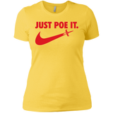 T-Shirts Vibrant Yellow / X-Small Just Poe It Women's Premium T-Shirt