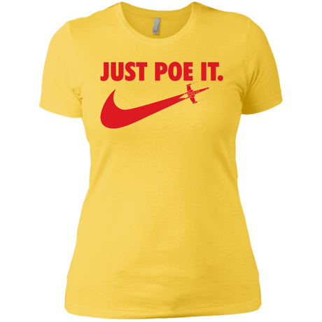 T-Shirts Vibrant Yellow / X-Small Just Poe It Women's Premium T-Shirt