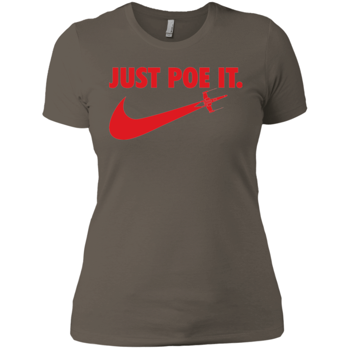 T-Shirts Warm Grey / X-Small Just Poe It Women's Premium T-Shirt