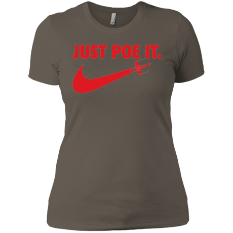 T-Shirts Warm Grey / X-Small Just Poe It Women's Premium T-Shirt