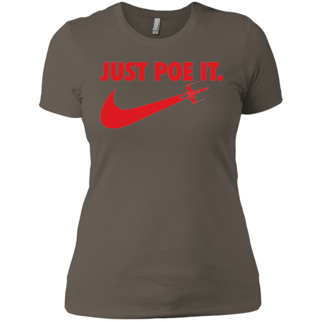 T-Shirts Warm Grey / X-Small Just Poe It Women's Premium T-Shirt
