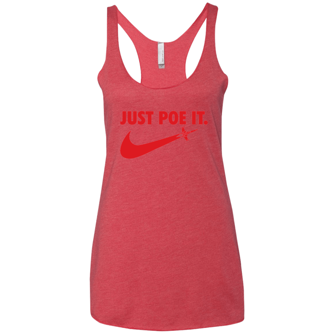 Just Poe It Women's Triblend Racerback Tank