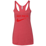 Just Poe It Women's Triblend Racerback Tank
