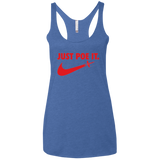 T-Shirts Vintage Royal / X-Small Just Poe It Women's Triblend Racerback Tank