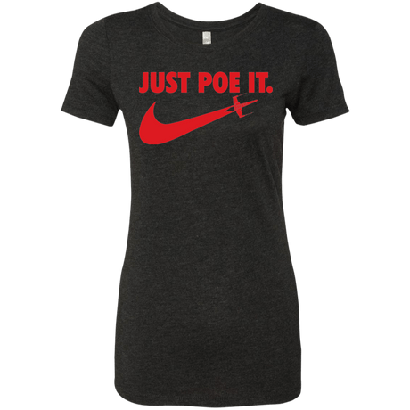 T-Shirts Vintage Black / Small Just Poe It Women's Triblend T-Shirt