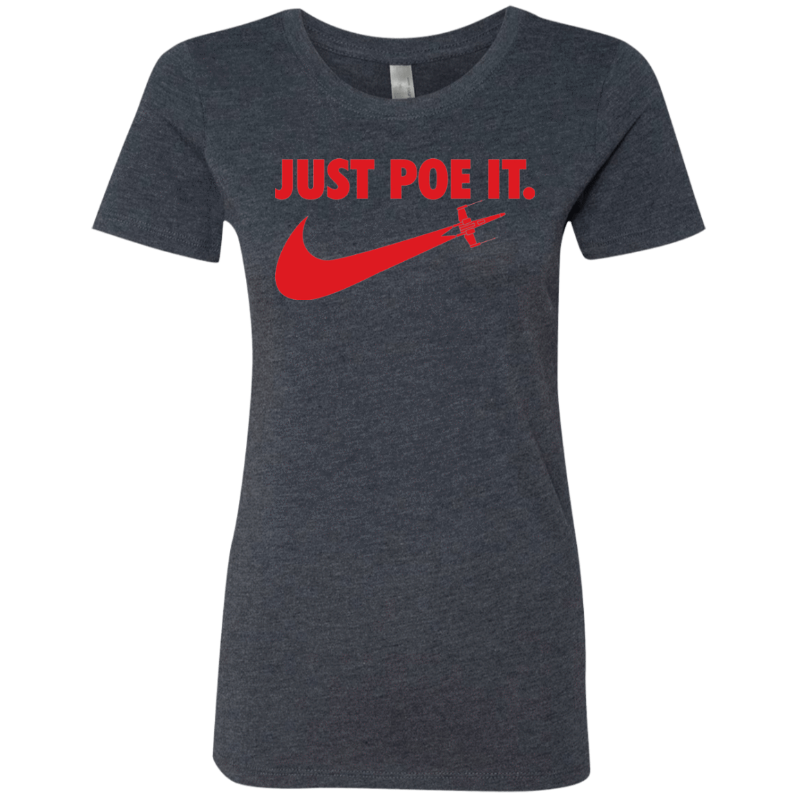 T-Shirts Vintage Navy / Small Just Poe It Women's Triblend T-Shirt