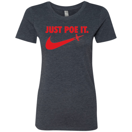 T-Shirts Vintage Navy / Small Just Poe It Women's Triblend T-Shirt
