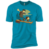 T-Shirts Turquoise / YXS Just the 2 of Us Boys Premium T-Shirt