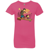 T-Shirts Hot Pink / YXS Just the 2 of Us Girls Premium T-Shirt