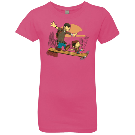 T-Shirts Hot Pink / YXS Just the 2 of Us Girls Premium T-Shirt