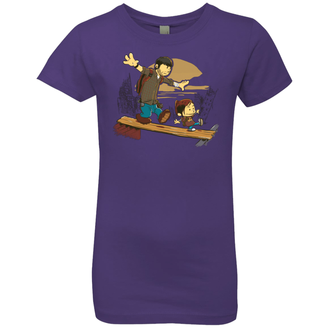 T-Shirts Purple Rush / YXS Just the 2 of Us Girls Premium T-Shirt