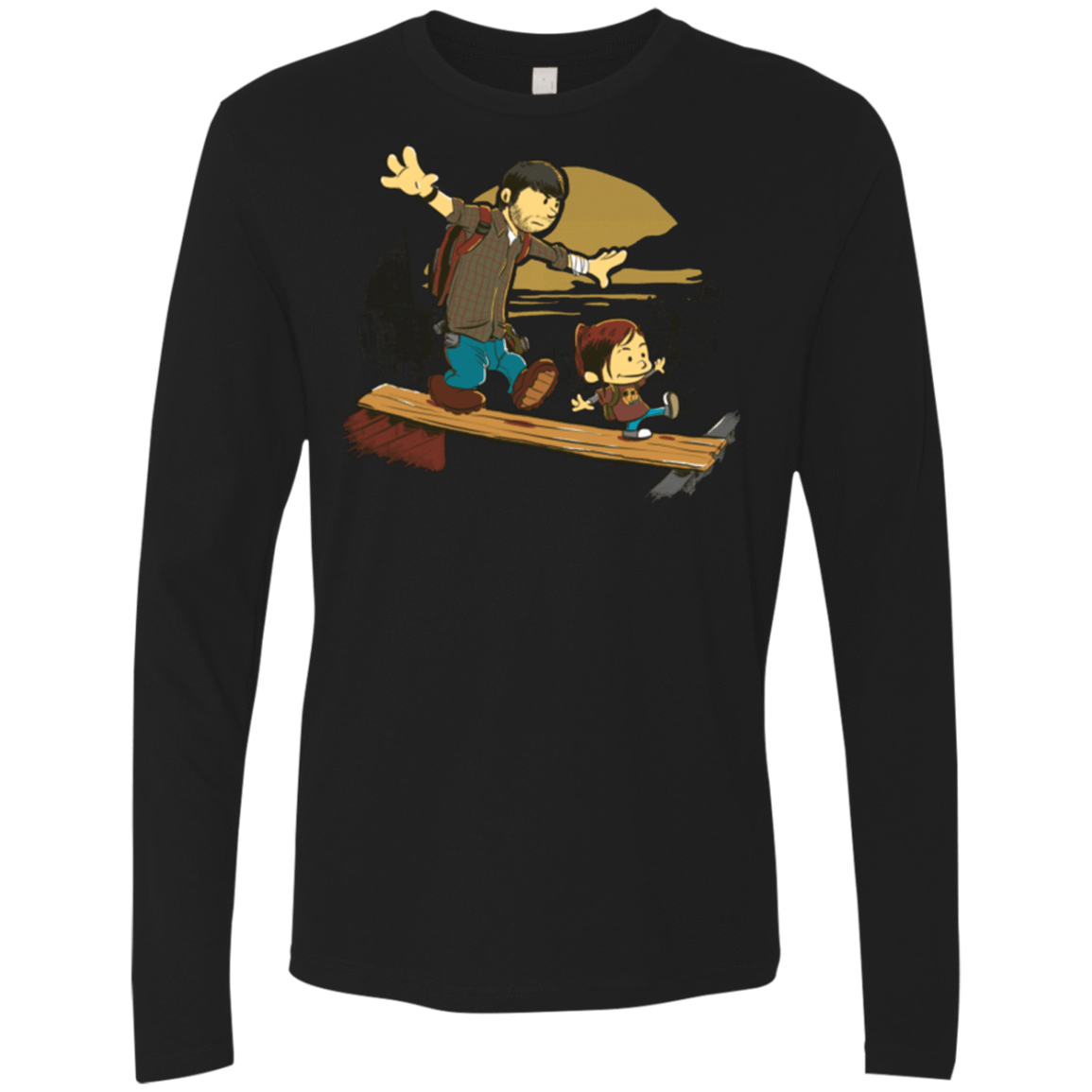 T-Shirts Black / Small Just the 2 of Us Men's Premium Long Sleeve