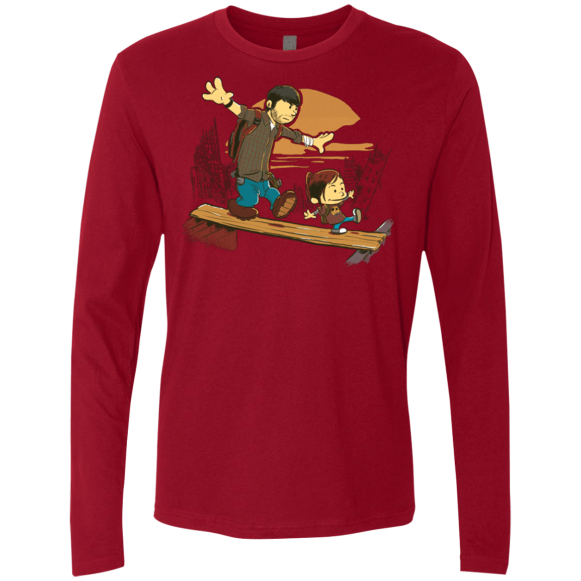 T-Shirts Cardinal / Small Just the 2 of Us Men's Premium Long Sleeve