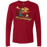 T-Shirts Cardinal / Small Just the 2 of Us Men's Premium Long Sleeve