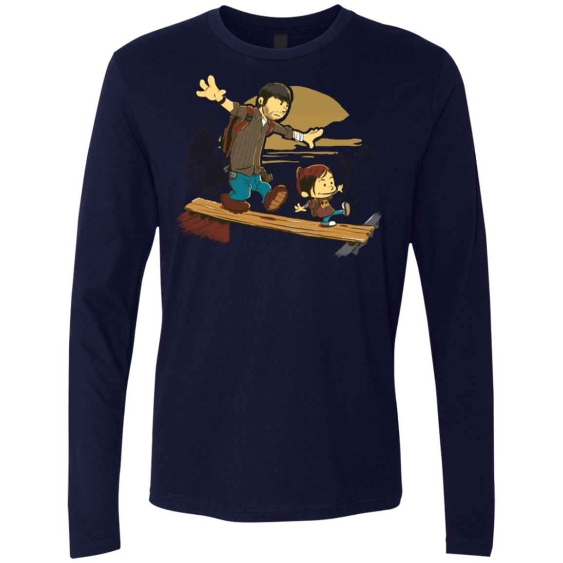 T-Shirts Midnight Navy / Small Just the 2 of Us Men's Premium Long Sleeve