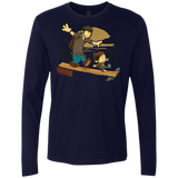 T-Shirts Midnight Navy / Small Just the 2 of Us Men's Premium Long Sleeve