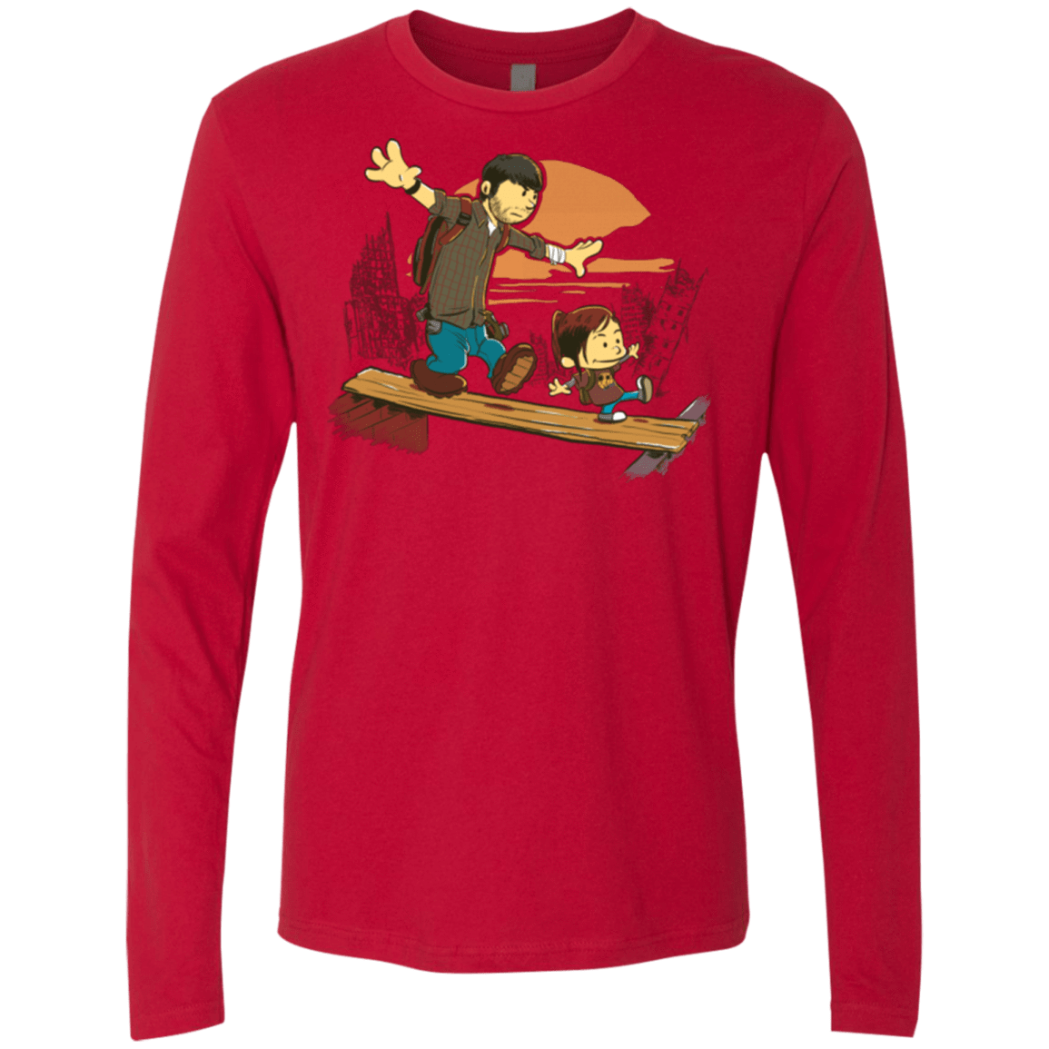 T-Shirts Red / Small Just the 2 of Us Men's Premium Long Sleeve