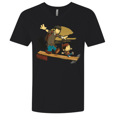 T-Shirts Black / X-Small Just the 2 of Us Men's Premium V-Neck