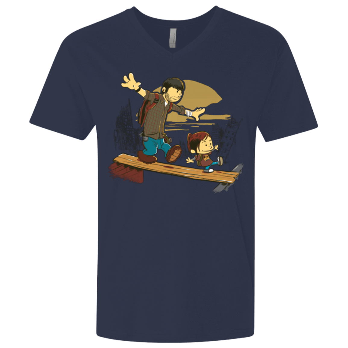 T-Shirts Midnight Navy / X-Small Just the 2 of Us Men's Premium V-Neck