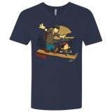 T-Shirts Midnight Navy / X-Small Just the 2 of Us Men's Premium V-Neck